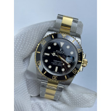 (준비완료/특급배송)NO.2476/ VS공장 롤렉스 서브마리너 흑콤 블랙 콤비 옐로우골드 VS3135