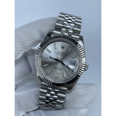 (준비완료/특급배송)NO.2814/  VS공장 롤렉스 데이저스트 41미리 실버 바인덱스 쥬빌레 플루티드