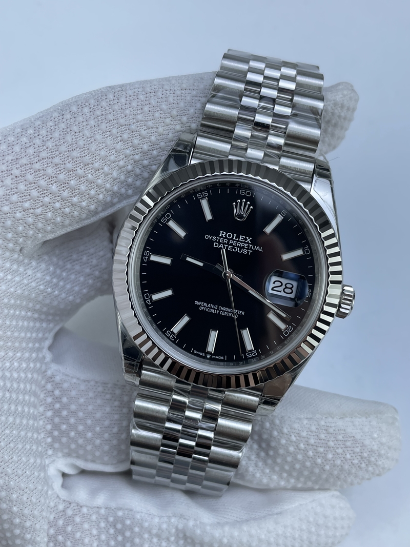 (준비완료/특급배송)NO.2964/ VS공장 롤렉스 데이저스트 41미리 블랙 바인덱스 쥬빌레 플루티드