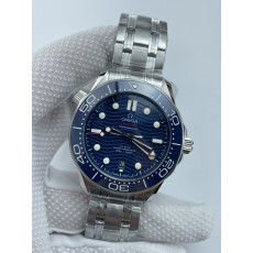 (준비완료/특급배송)NO.3385/VS공장 오메가 씨마스터 다이버 300 스틸 블루다이얼 VS8800 (최신무브업버전)